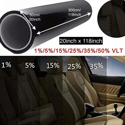 Mingtu NX50 VLT50% Zwart Ultra Clear Solar Control Nano Ceramic Auto Car Heat UV Block Professionele Venster Tint Kleeffilm