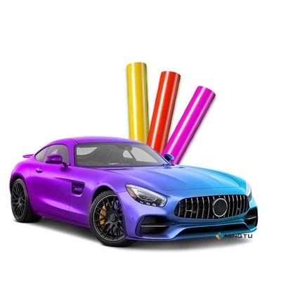 Mingtu Bubble Free Cast Vinyl Car Wraps Kleurfilm Droge Stick 3 jaar garantie