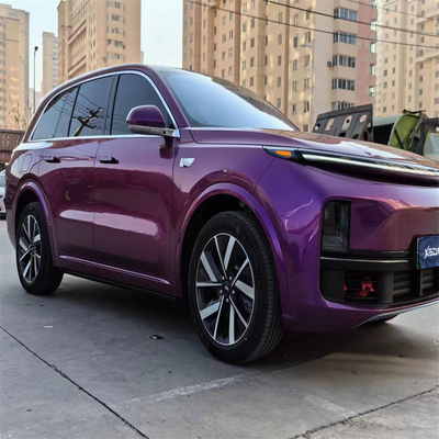 Afneembare kleefstof Ultra Matte Purple Car Wrap Vinyl met een grote temperatuurtolerantie