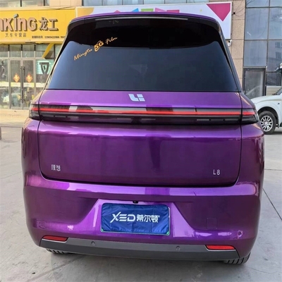 Afneembare kleefstof Ultra Matte Purple Car Wrap Vinyl met een grote temperatuurtolerantie