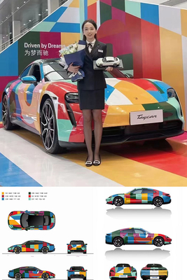 Mingtu Car Graphics Vinyl Wrap Bus Reclame Printing met PVC Fan Club Design Stijl