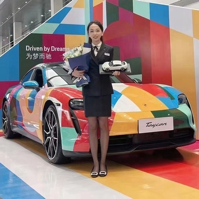Multicolor Mingtu Custom Printing Car Vinyl Wrap voor reclame Design Style Fan Club