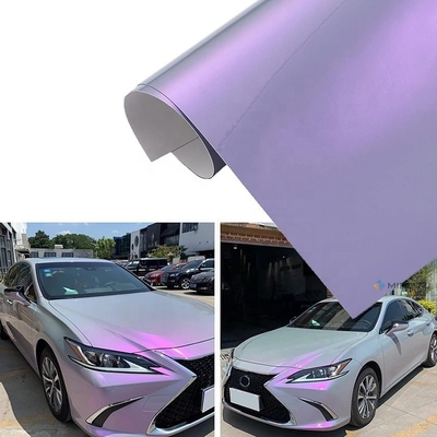 Lichaamspositie Mingtu Ultra Gloss Purple Vinyl Car Wrap met Nano Air Release Technology