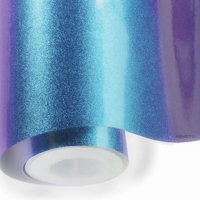 Mingtu Purple Blue Matte Chameleon Kleefstof Decal Sticker Film voor lichaamspositie
