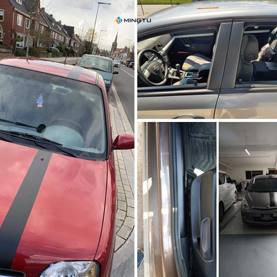 Mingtu Matte Black Vinyl Wrap voor auto-genezing en luchtvrijstelling bubbel inbegrepen