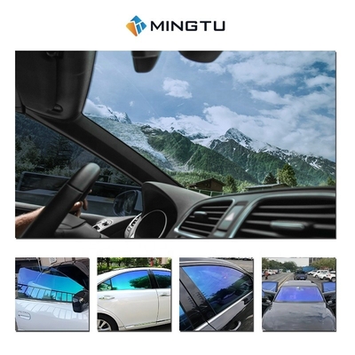 Mingtu PET 2 Ply 1.52*30M Geverfde film Beschermingssticker Zonnebrandfilmpje met VLT 50%