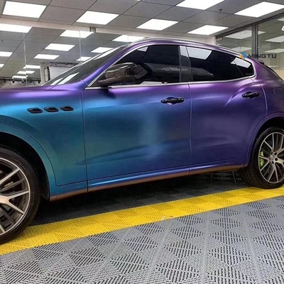 Lichaamspositie Multicolor Car Vinyl Wrap voor reclame door Mingtu Custom Printing
