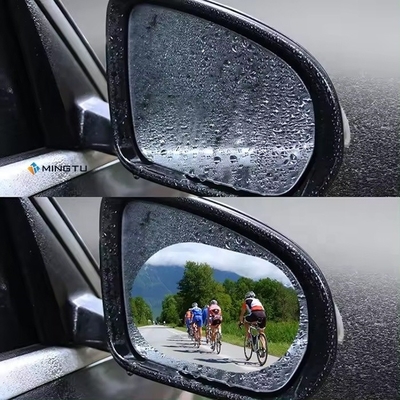 Beschermende auto-stickers Nano coating regenbestendige anti mist film voor auto achteruitkijkspiegel
