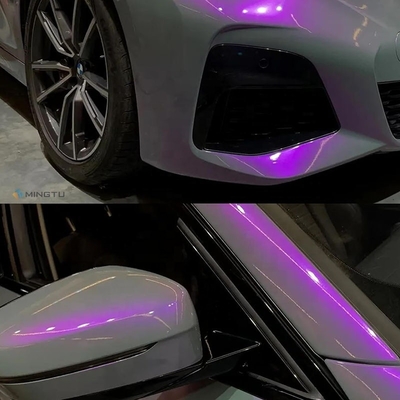 Kleurveranderend Alcantara Auto Decoratie Vinyl Wrap Film -40°C tot 200°C Mingtu OEM ODM