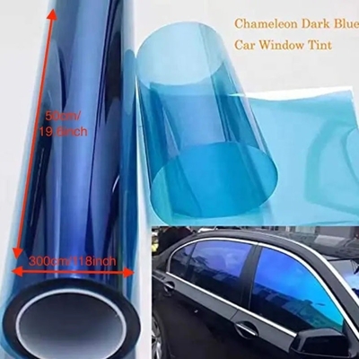 Kameleon Tint 85% VLT IR CUT 90% Automobiele ramen Kleurvolle kleur Kameleon Film