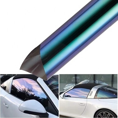 Mingtu Chameleon warmte-isolatie tint film in kleurrijk paars tot blauw met IRR 90%