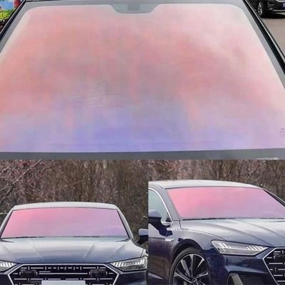 Mingtu Chameleon warmte-isolatie tint film in kleurrijk paars tot blauw met IRR 90%