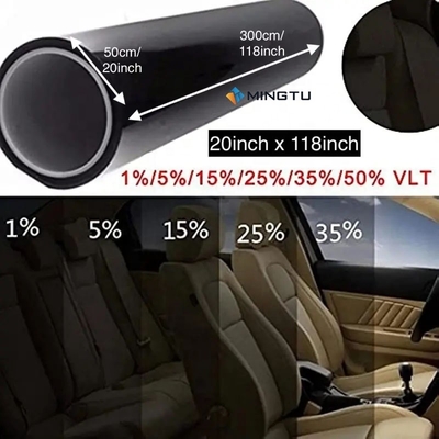 Verbeter uw rijbeleving met Mingtu Anti Yellow Car Solar Film en VLT5% Tint
