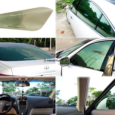High VLT 50% 1,52*30m Carbon Reflective Black Color 1ply Window Film voor auto