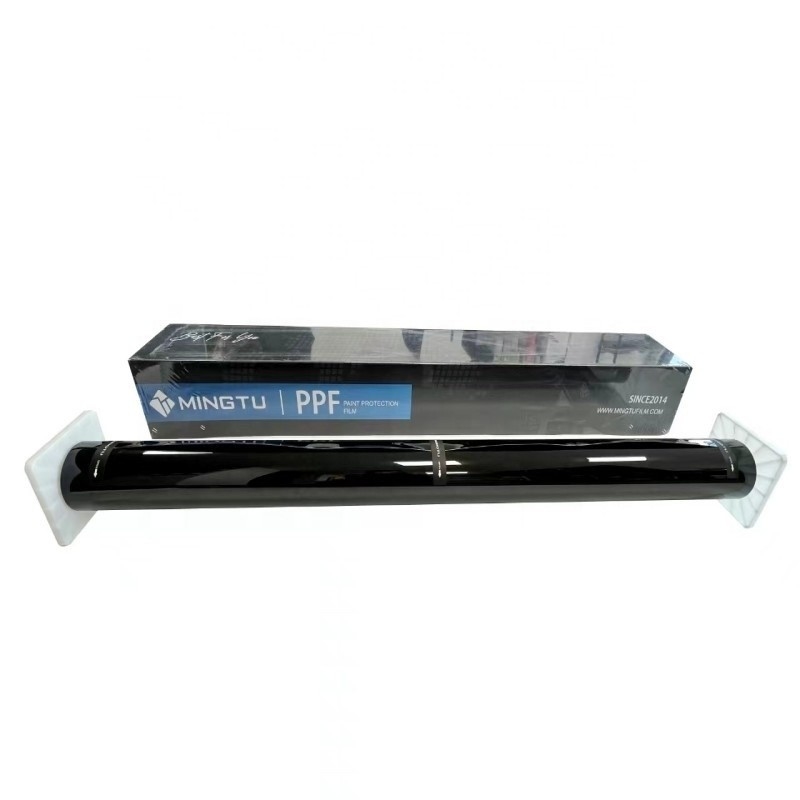 PPF-film voor auto's MINGTU PPF-TPU-film 7,5 mil 1,52 x 15 m Zwarte beschermfilm voor lichaamsverf