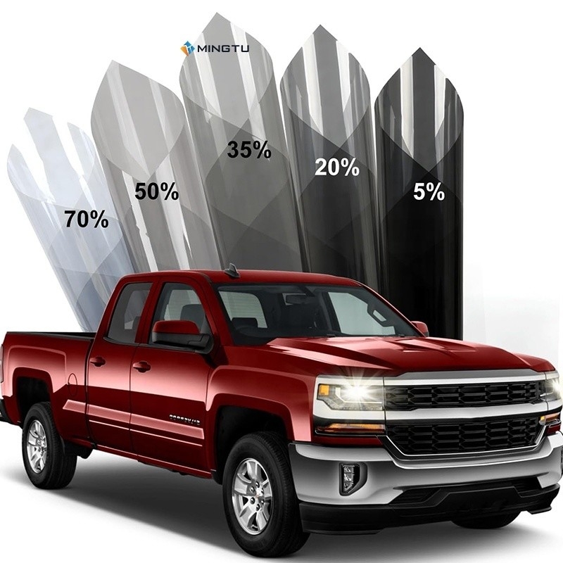 Hoogwarmte-isolatie 1,52*30m Mingtu Auto Window Tint Film met 10 en 2mil Dikte