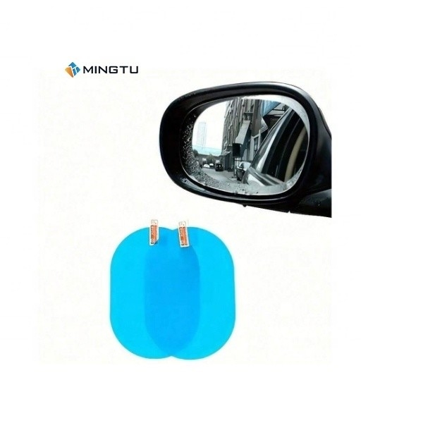Beschermende auto-stickers Nano coating regenbestendige anti mist film voor auto achteruitkijkspiegel