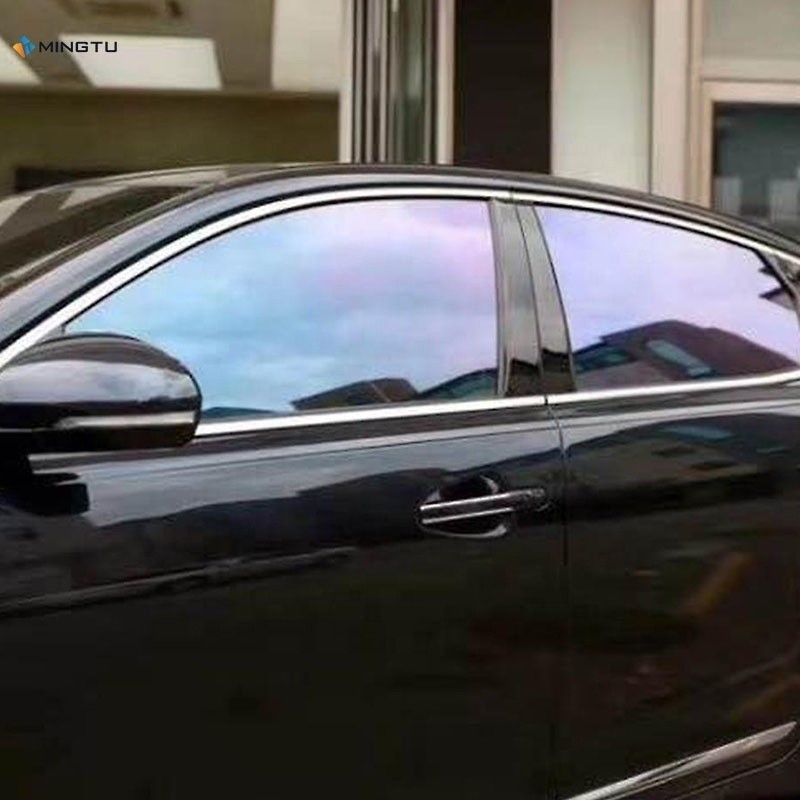 Chameleon Film Blauw naar Rood Kleurverander Auto Raam Tint Vlt70% Zonne Sticker PET Design Stijl