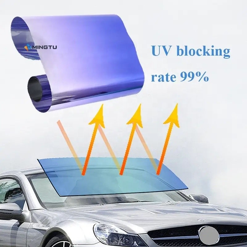 2 mil dikte Mingtu High End Nano Ceramic Series vensterfilm voor hoge thermische isolatie